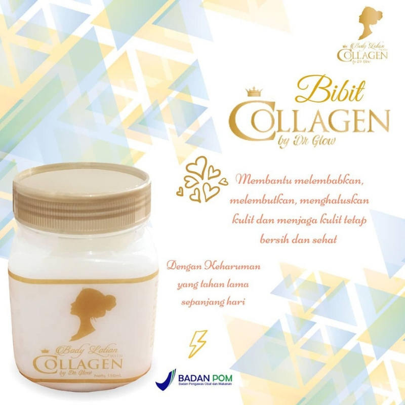 Dr Glow Bibit Collagen Colagen Whitening Handbody Bodi Body lotion Bibit Pemutih Pencerah Kulit Badan Tubuh Pria Wanita Ampuh dan Cepat Putih Permanen BPOM original 100%