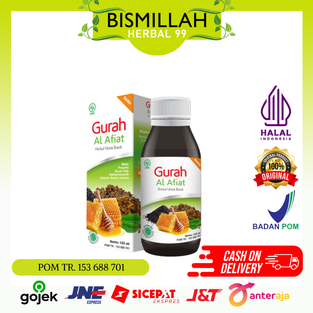 SIRUP GURAH AL AFIAT/MADU GURAH AL AFIAT/GURAH AL AFIAT BPOM