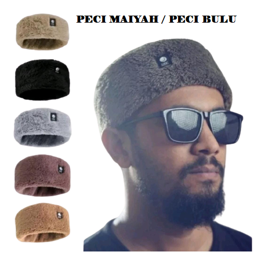 Peci Maiyah / Songkok Bulu / Peci Bukhara Rusia