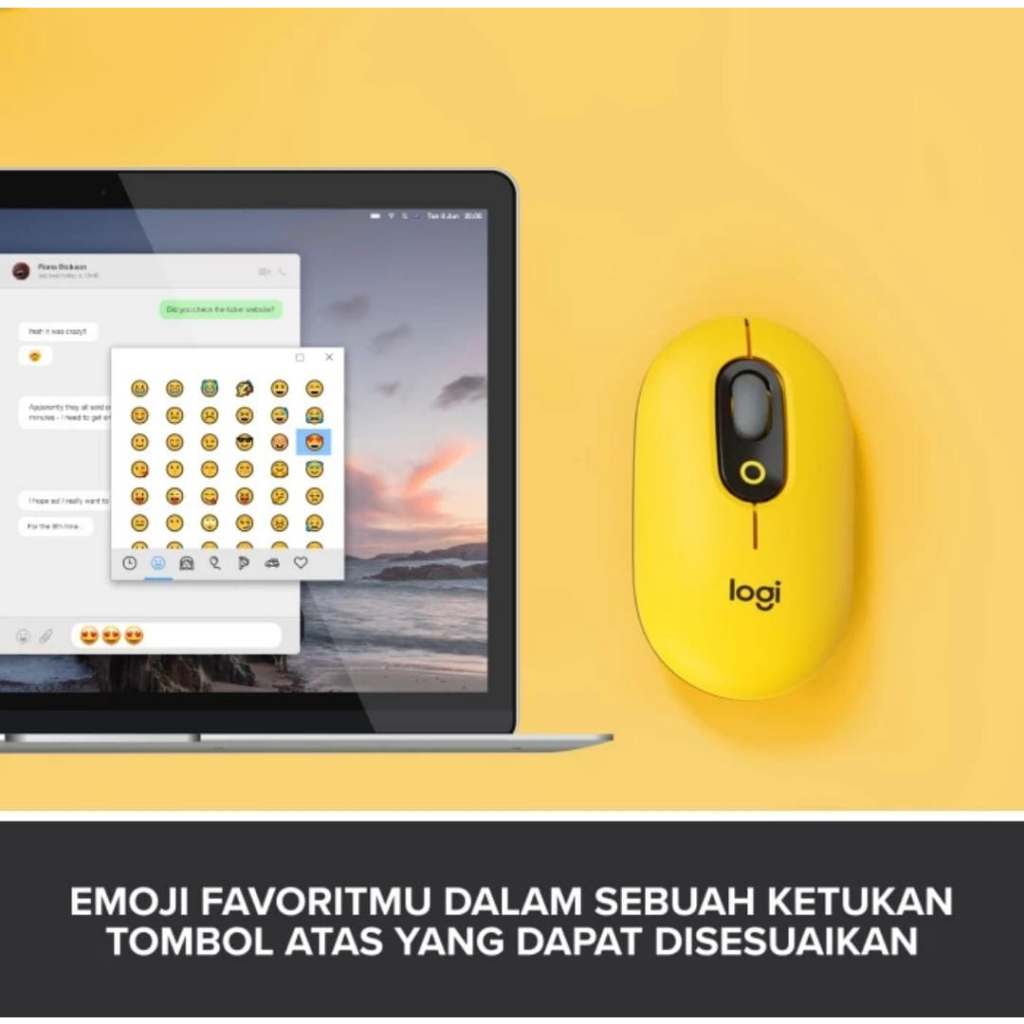 Logitech Pop Mouse Wireless Garansi Resmi Logitech Indonesia
