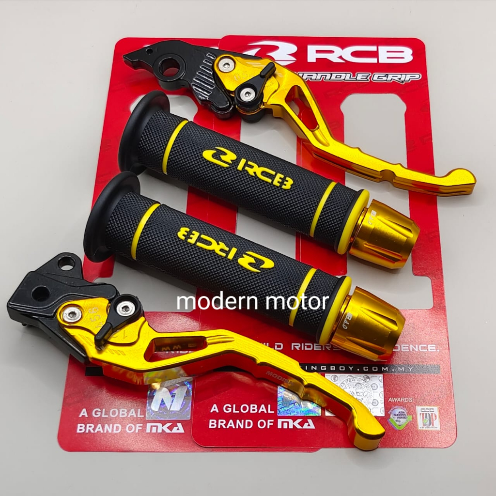 3in1 Handgrip RCB HG55 ORI + Handle cnc + Jalu stang cnc