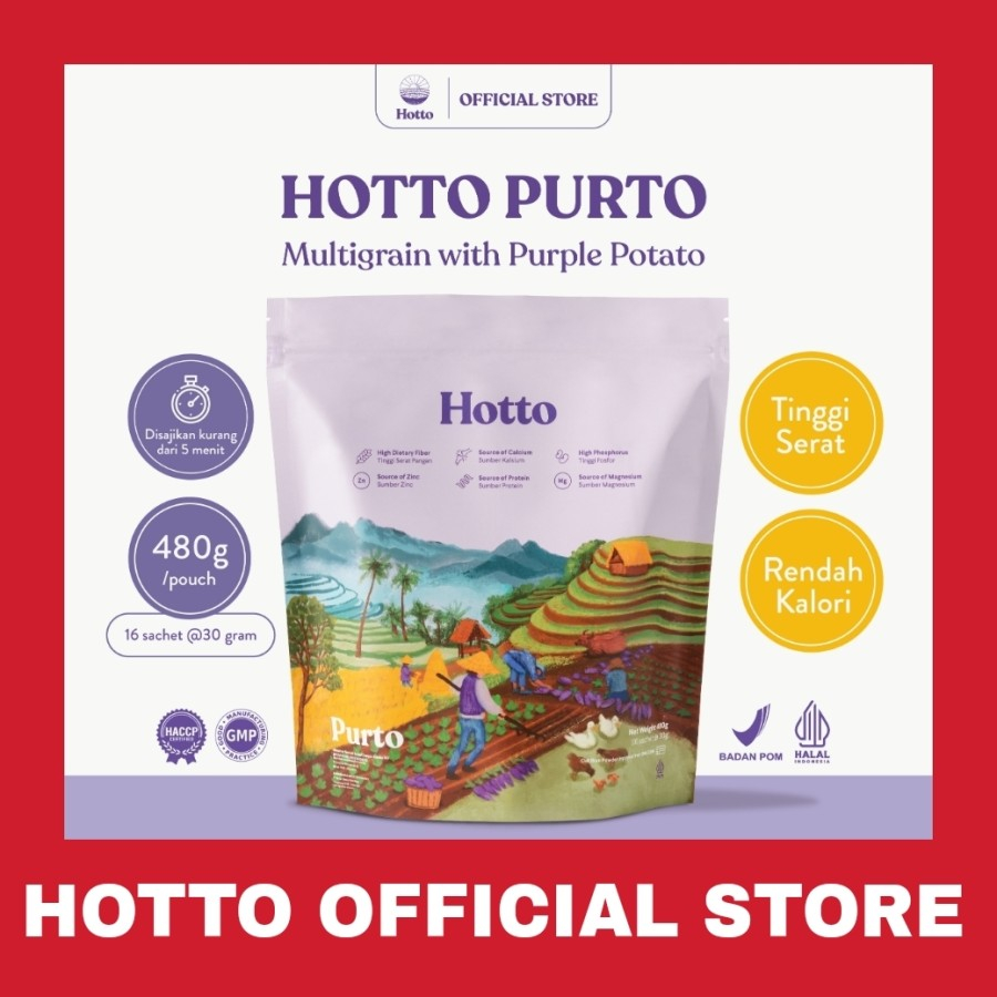 

HOTTO PURTO SUPERFOOD MULTIGRAIN PURPLE POTATO MEAL REPLACEMENT DIET