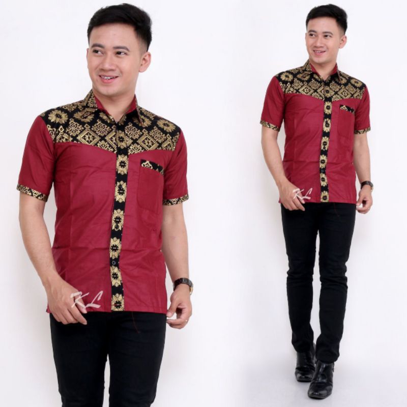 KEMEJA BATIK PRIA ORIGINAL M.L.XL.XXL