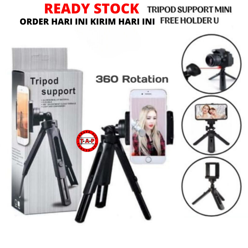 Tripod Mini Portable Holder Portabel Penyangga Hp Murah TANAYAACC