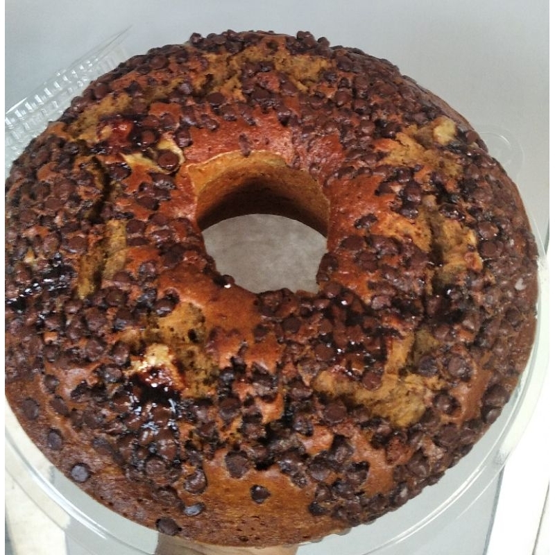 

bolu pisang panggang coklat choco chips palm sugar lembut legit