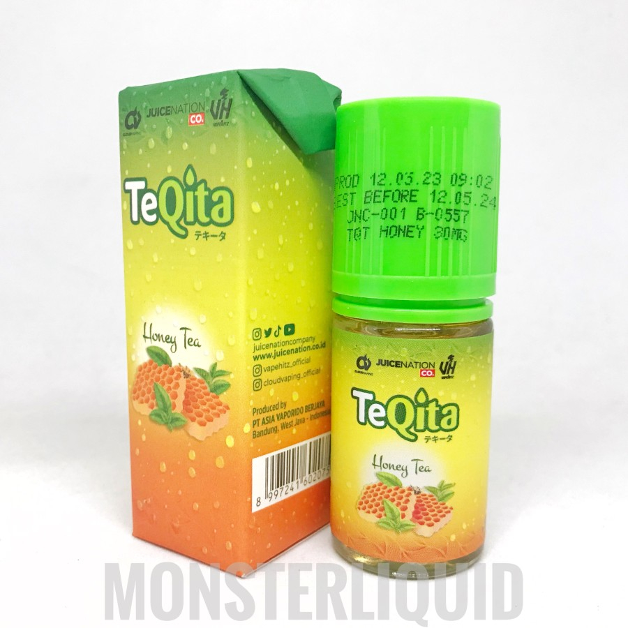 SALT TEQITA HONEY TEA BY JUICENATION 30MG 30ML