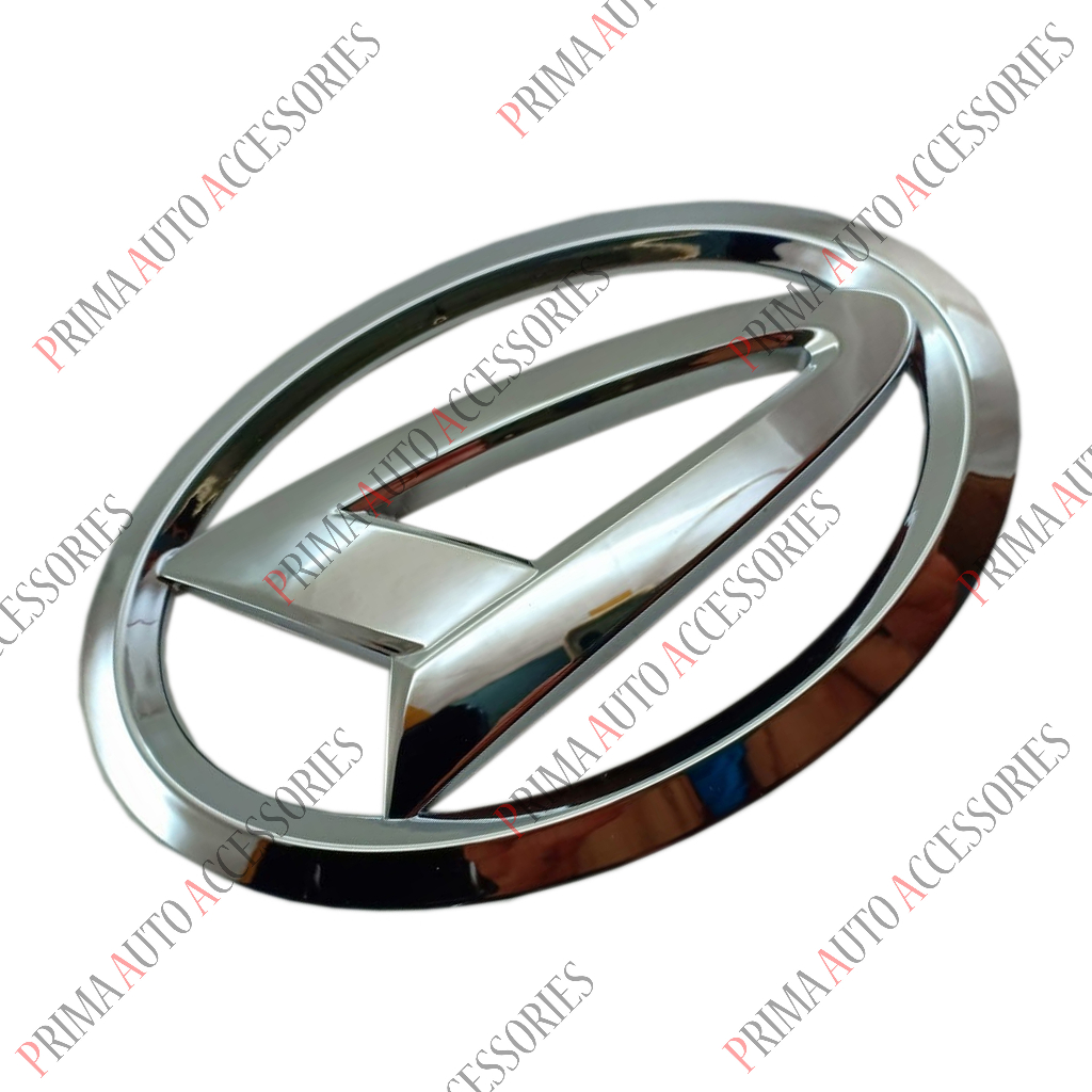 Emblem Mobil Logo DAIHATSU CHROME 12 cm