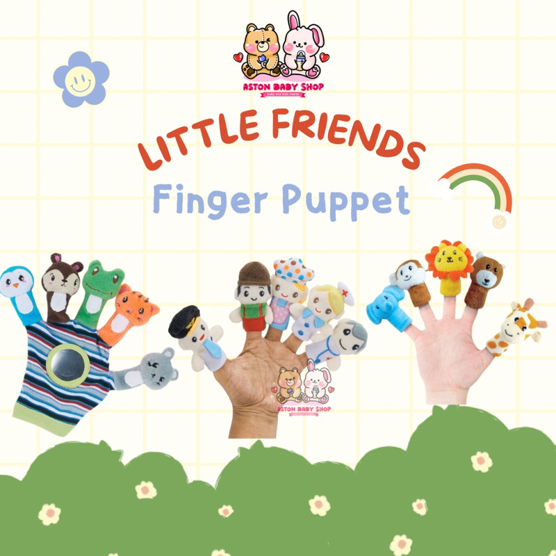 Little Friends Finger Puppet Boneka Jari Anak Mainan Anak