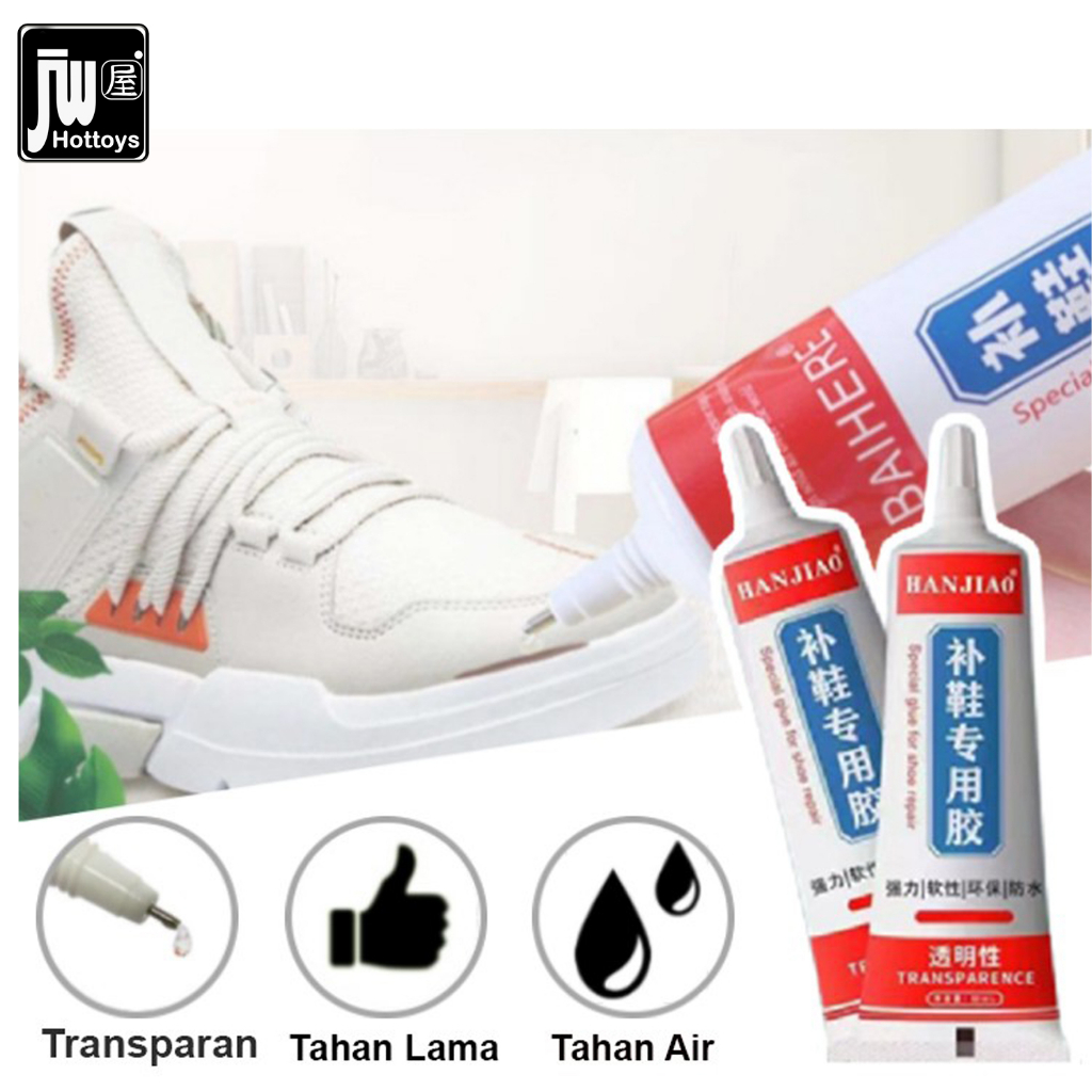 Lem Sepatu Super Transparant Shoe Glue Perekat Sol Kuat Tahan Air 60ml