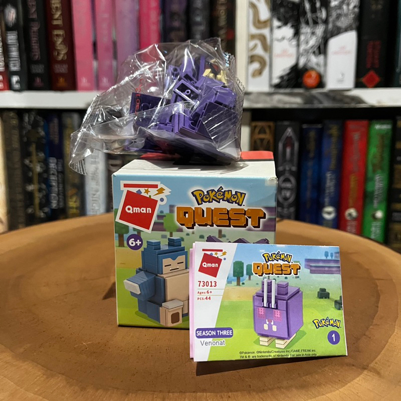 Pokemon Qman Nano Lego Block Mainan Pikachu Venonat