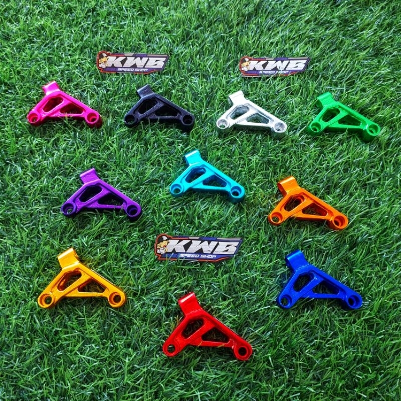 Breket pangkon dudukan master stut hidrolik stut kabel kopling almunium warna lengkap