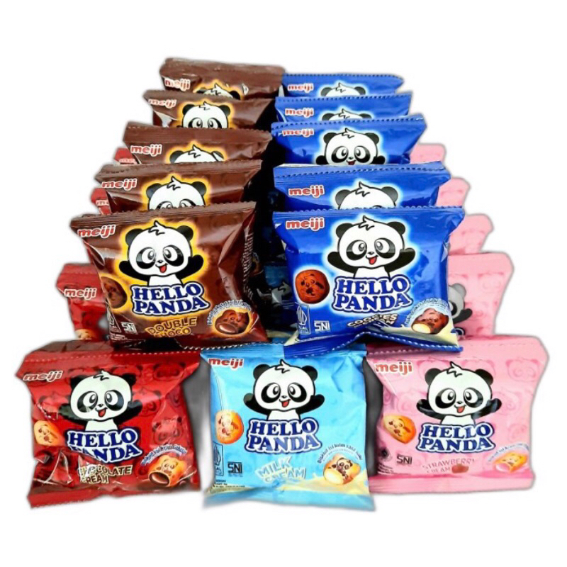 

Meiji Hello Panda Biskuit All Variant 1 Renceng isi 10pcs @10gr