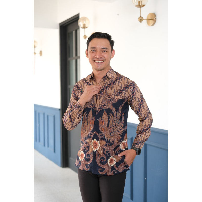 (Akita-Kinara sandsilk) set couple kebaya wanita &amp; kemeja batik pria kebaya wisuda kebaya kondangan kebaya lamaran bahan lace premium