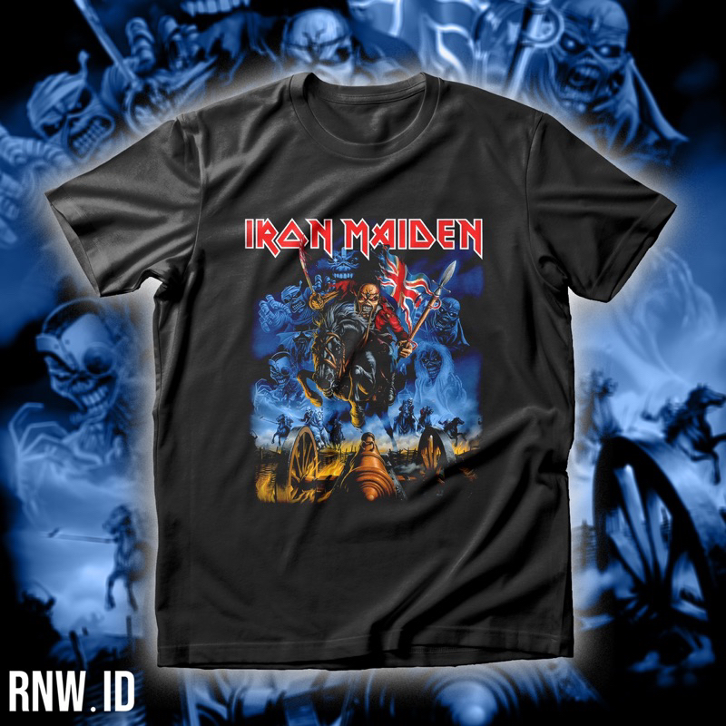 Kaos Iron Maiden | Iron Maiden Bootleg Vintage Tshirt | Kaos Bootleg | Kaos Vintage