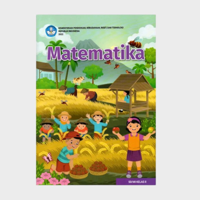 Buku Pelajaran Matematika Terbaru SD kelas 2 Kurikulum Merdeka/Penggerak