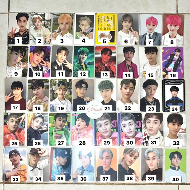 MARK PHOTOCARD Regular Awaken SuperM Arrival Kihno Loveholic A C Hot sauce Crazy Cafe Hello Future K