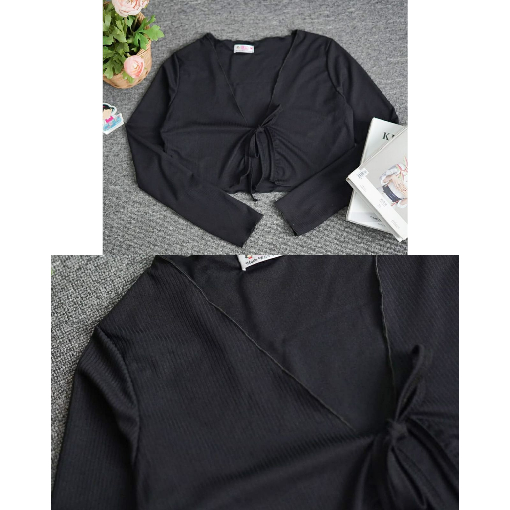 GFS LYNATHA RIB KNITTED CARDIGAN