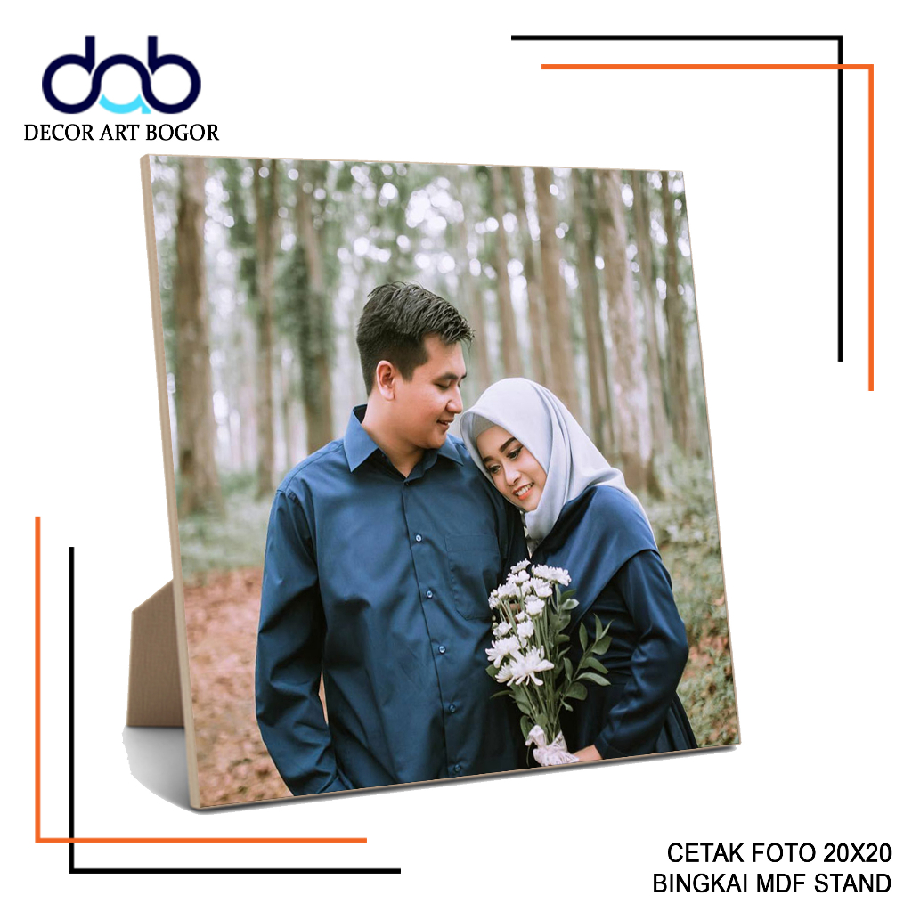 Cetak Foto Plus Stand Bingkai