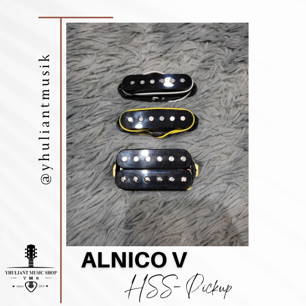 Pickups Set Alnico V HSS For Stratocaster