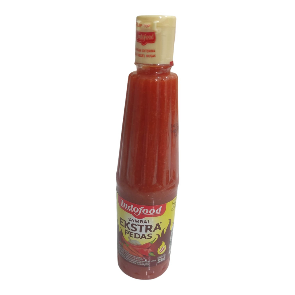 

Indofood Sambal Extra Pedas 135ml | Indofood Saos Tomat 135ml | Indofood sambal pedas manis 135ml