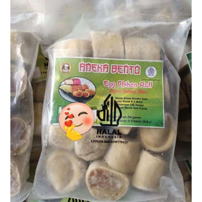Egg chicken roll
