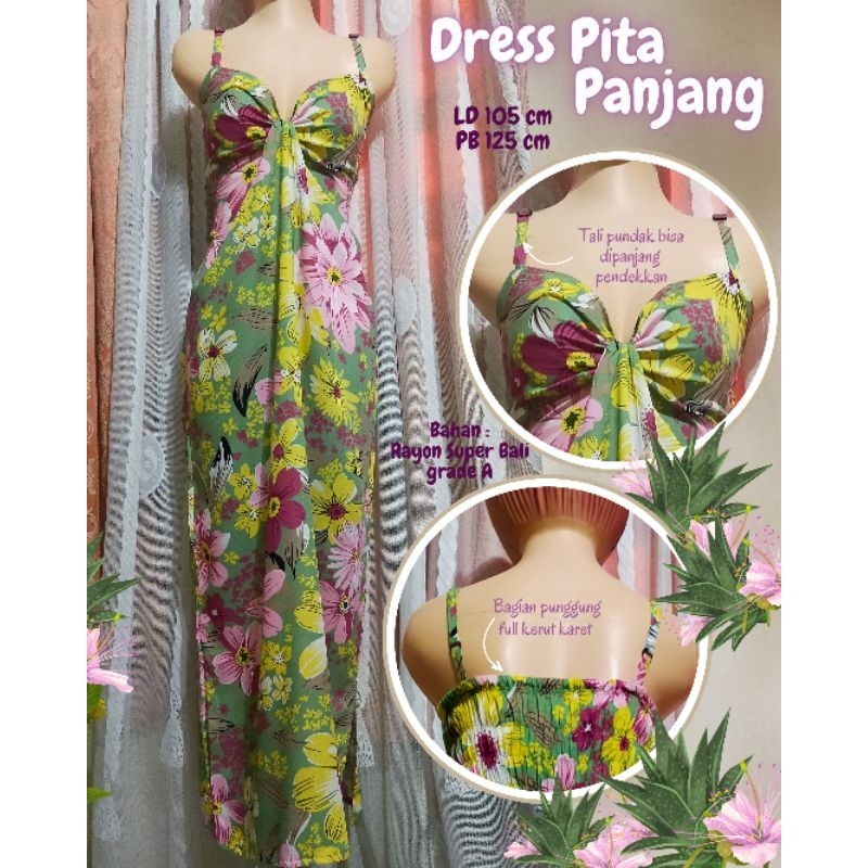 Daster pita kupu //Dress pita //Dress singlet Bali