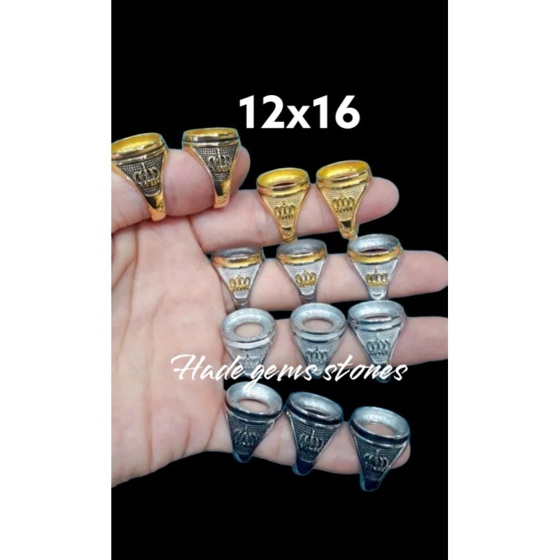 RING EMBAN TITANIUM SUPER DIM 12X16