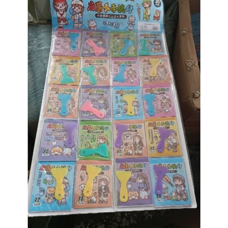 

Stiker Buku karakter kartun Korea lucu / Stiker karakter isi 20pcs
