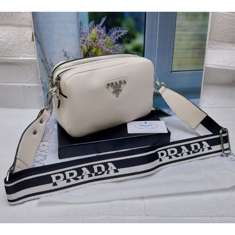 TAS SELEMPANG PRADA BRANDED IMPORT MIRROR QUALITY