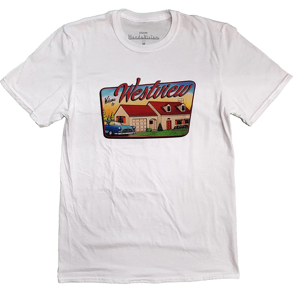 BAJU KAOS Marvel WandaVision Westview Slim Fit T-shirt
