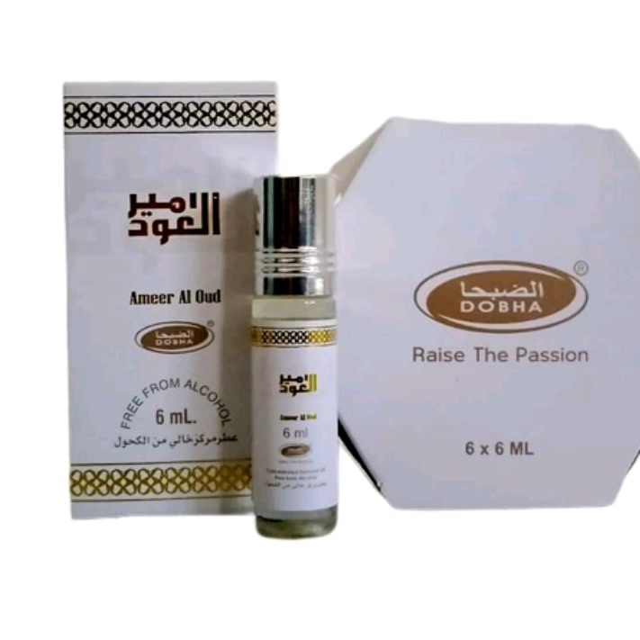 Parfum Dobha AMEER AL OUD Kemasan 6ml Minyak Wangi Roll On Non Alkohol