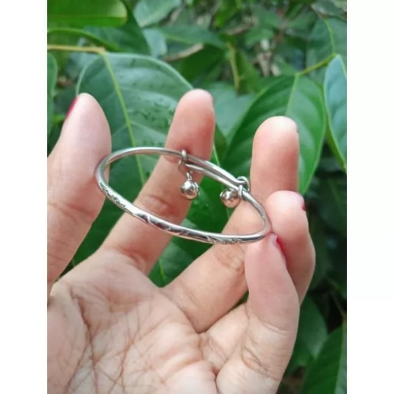 GELANG MONEL KERINCING NYA BERBUNYI | GELANG KERINCING BAYI MONEL | GELANG STEP LONCENG BERBUNYI