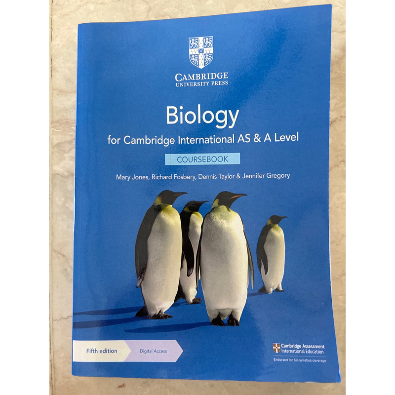 

Cambridge International AS and A Level Biology Coursebook w digital access 9781108859028