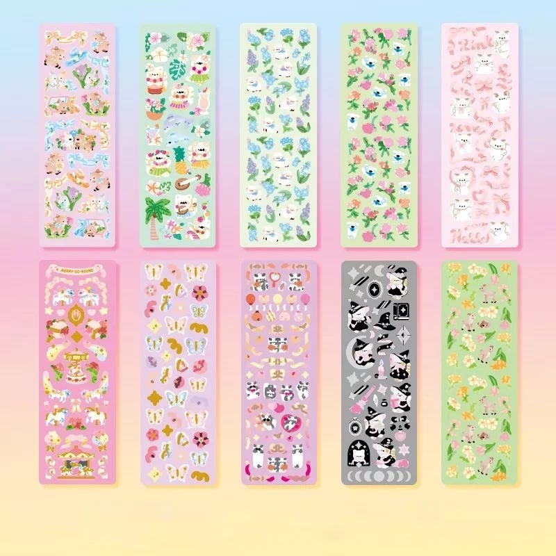 

GARDEN DAY - Sticker Sheets Journal Planner Kawaii Aesthetic Kiss Cut