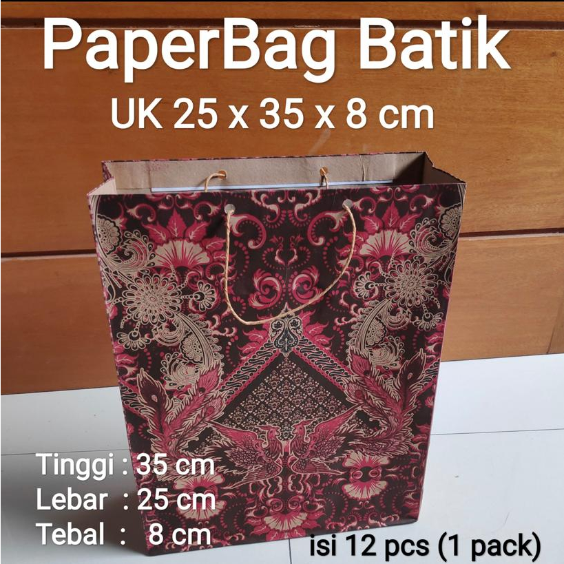 Paperbag / Goodie Bag / Paper Bag / Tas Belanja Polos / Batik