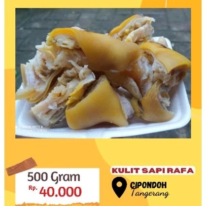 

Tunjang Kaki Sapi Lokal Potongan 500gr | 8 s/d 12 pcs | Cipondoh-TNG