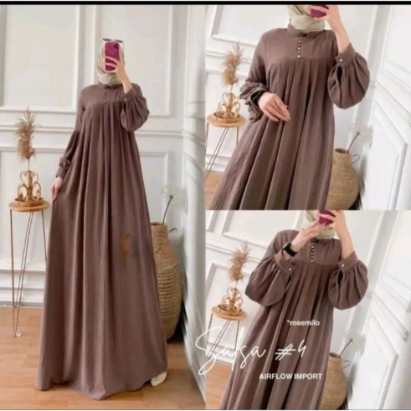 GAMIS SALSA JUMBO CRINKLE AIRFLOW LD 120cm PB 140cm / DRESS CRINKLE / GAMIS CRINKLE