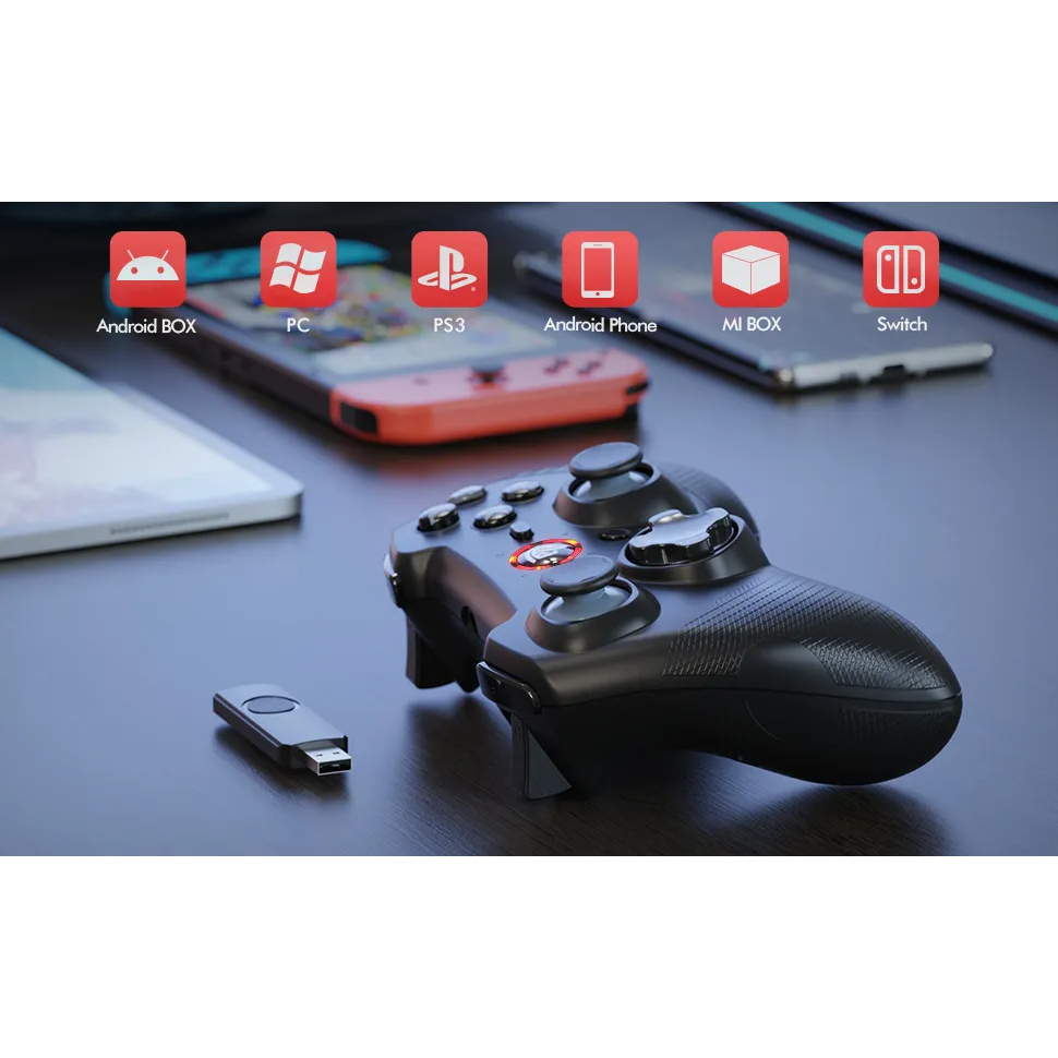 EasySMX Gamepad Wireless Gaming Controller 2.4G Dualshock PC Android - ESM-9101