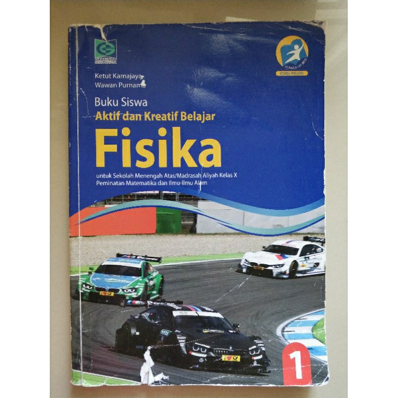 Buku Fisika 1 Kelas 10 SMA Grafindo  (Bekas)