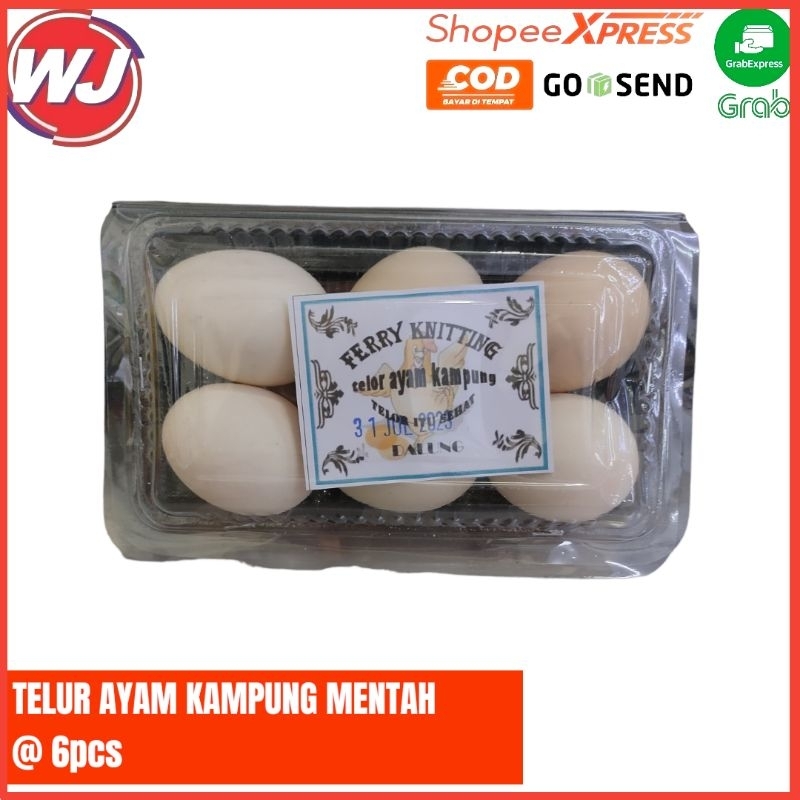 

TELUR AYAM KAMPUNG MENTAH @ 6pcs