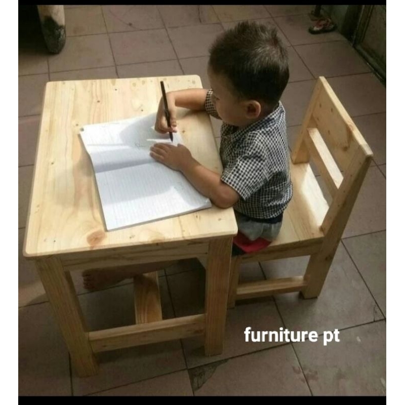 MEJA BELAJAR ANAK PAUD / TK / SD SATU SET