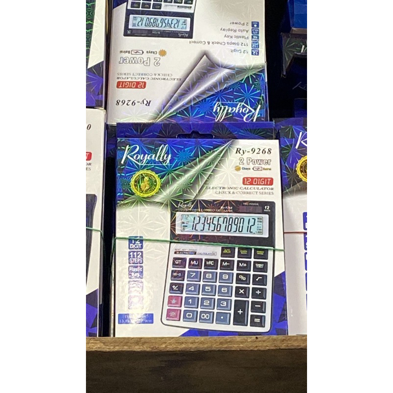 

KALKULATOR ROYALLY RY 9268 / KALKULATOR 12 DIGIT 2 power