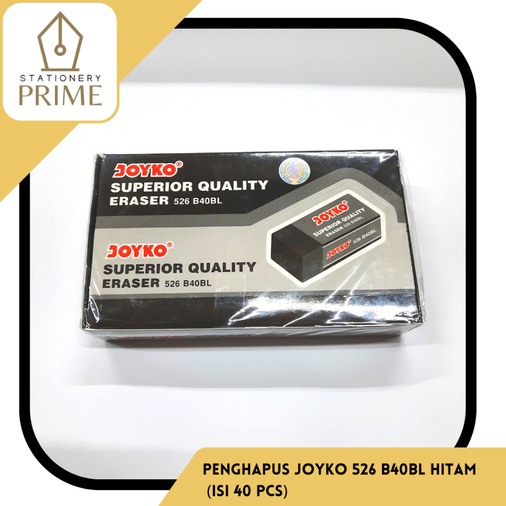 

D3W! Penghapus Joyko Hitam Kecil 526-B40BL ( 40 pcs )
