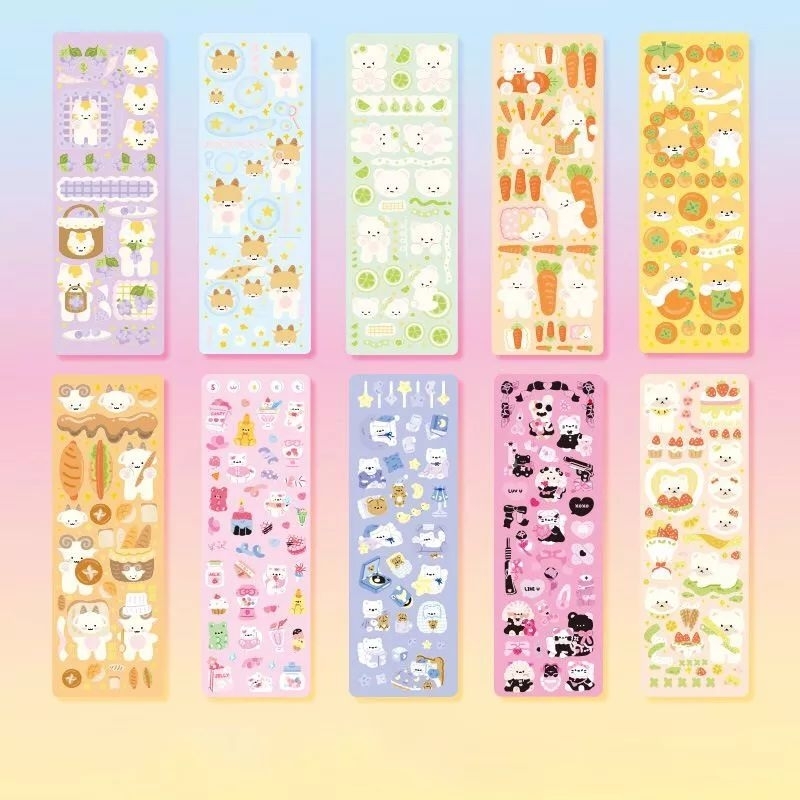 

CAT FOOD - KEIVRYTHING Sticker Sheets Journal Planner Kawaii Aesthetic Kiss Cut