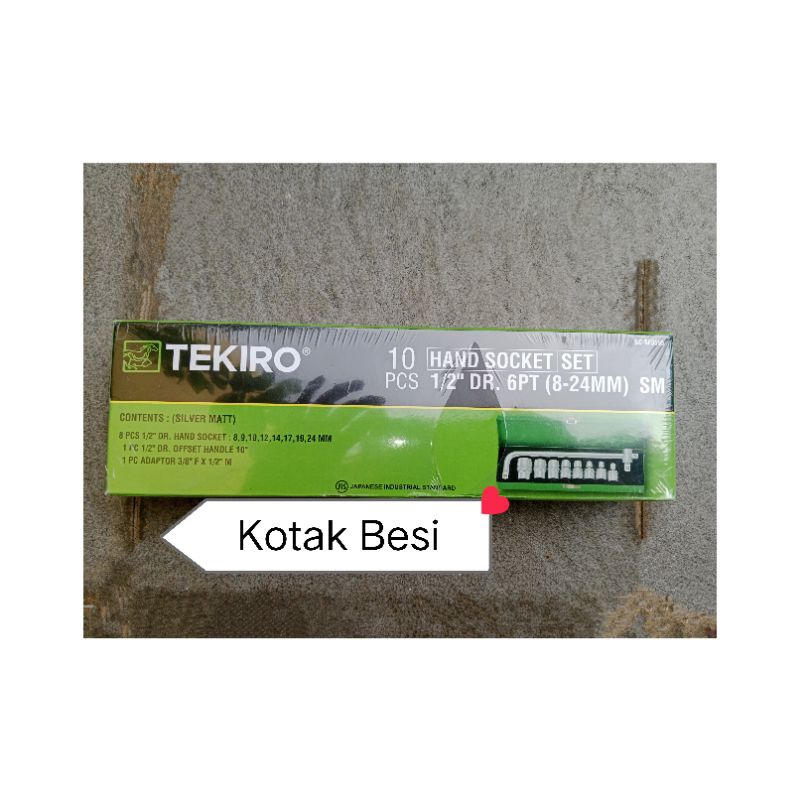 Tekiro Kunci Sock Set 10pcs / Kunci Sock set 10pcs 1/2 inch 8-24mm