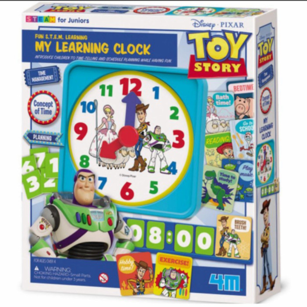 

Promo 4M Mainan Edukasi Anak Disney Toystory My Learning Clock Belajar Waktu Berkualitas