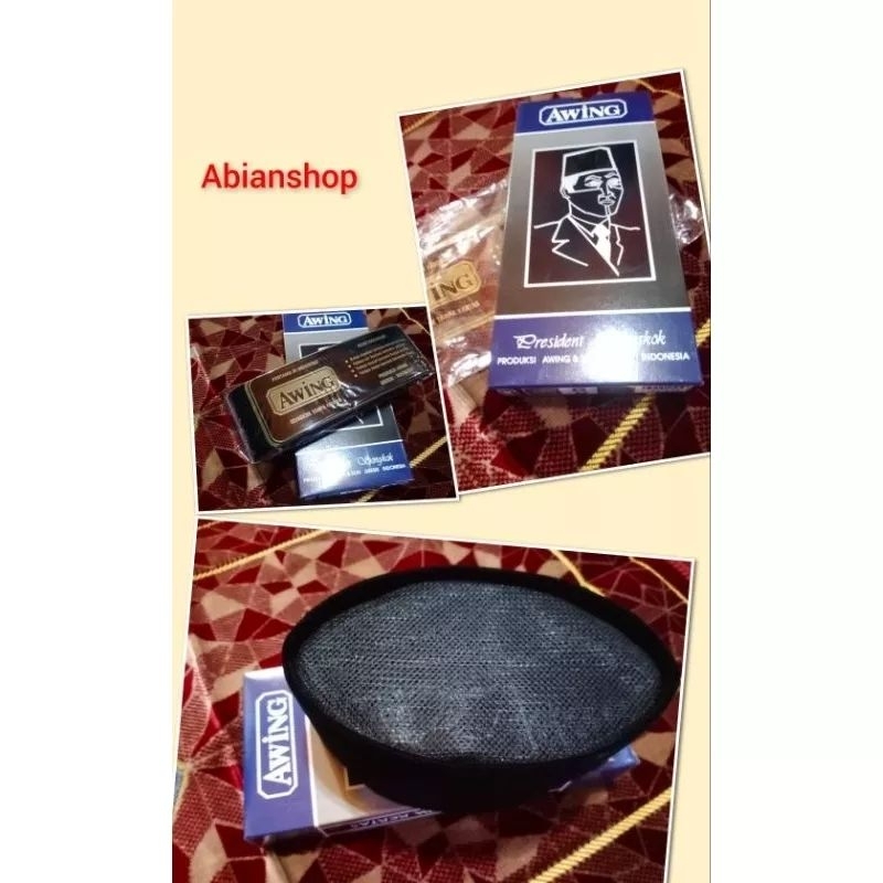 PECI KOPYAH songkok awing kopyah awing full AC 100% ori