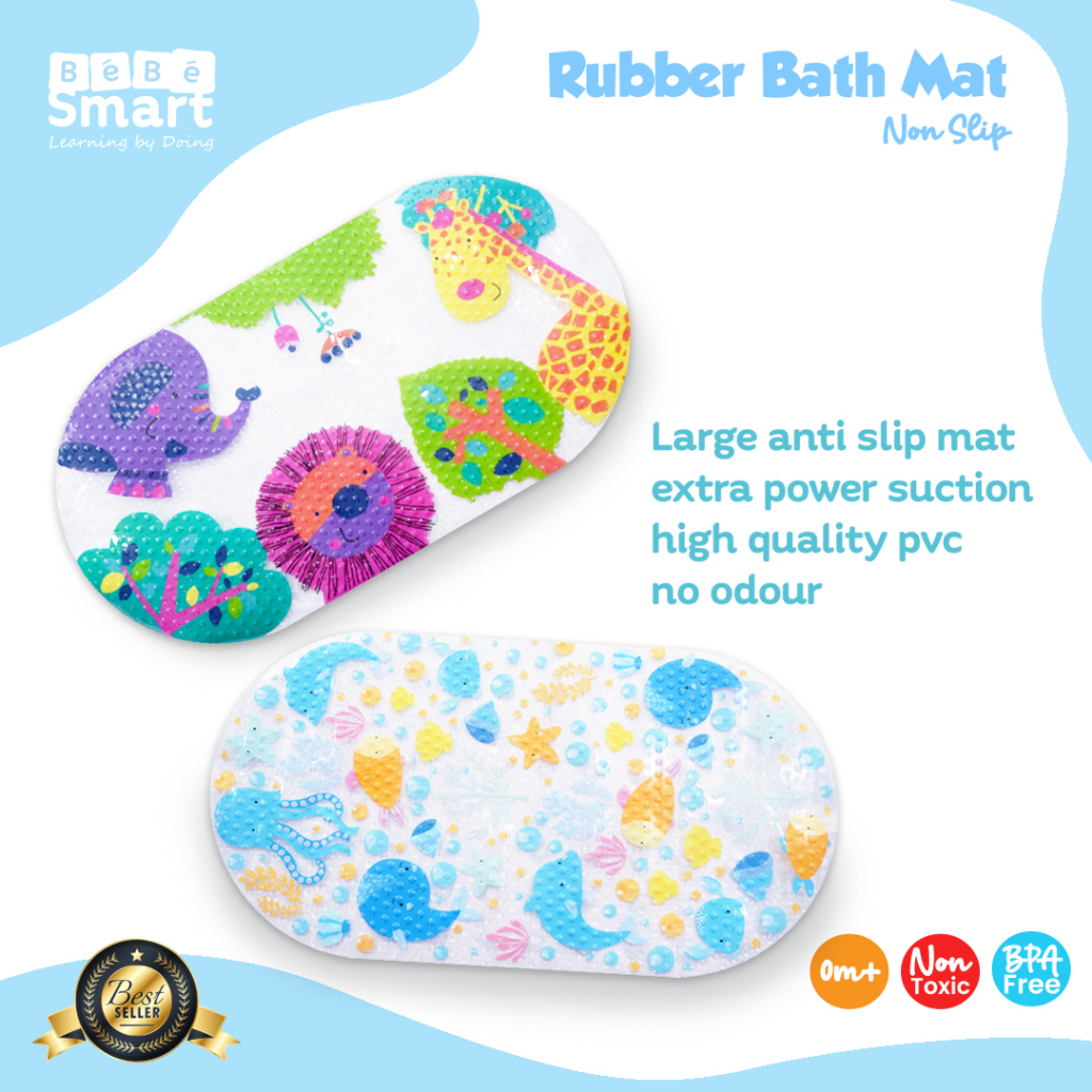 Perlak mandi Bebe smart Turtle Bath mat non slip