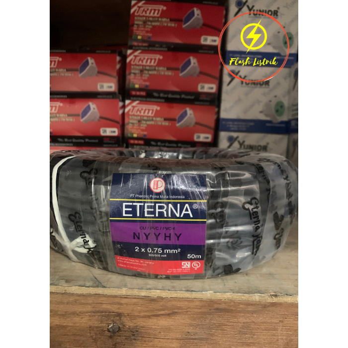 [Eterna] Kabel Eterna NYYHYO Eterna 50M 2x0,75 / 2x1,5 / 2x2,5 / 3x1,5