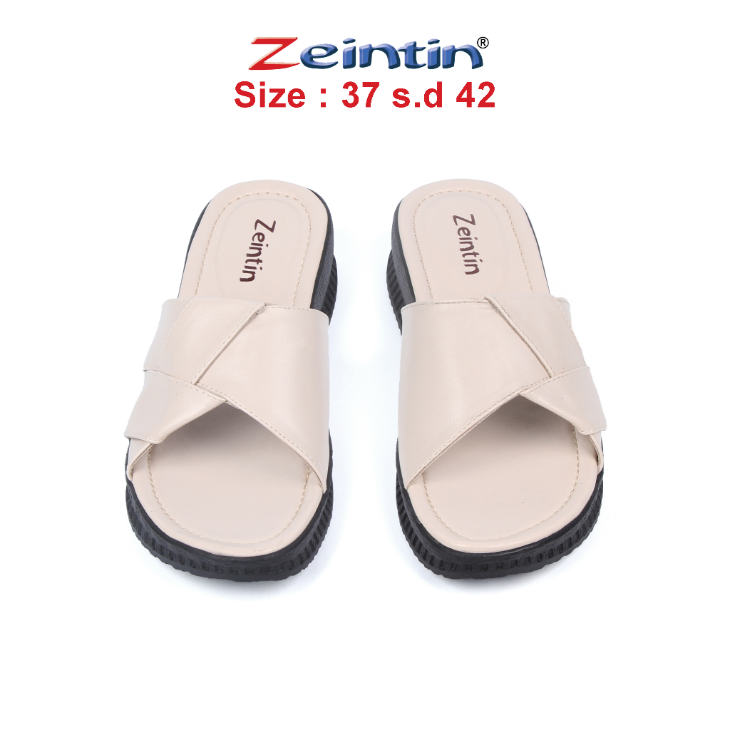 Zeintin - Sandal Wanita Wedge Wanita Sendal Cewek Kekinian Bahan Sintetis Original Zeintin HP